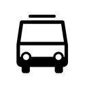 Минималистичная одноцветная иконка стапеля Car-O-Liner для кузовного ремонта автомобилей на белом фоне